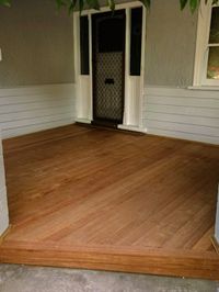 new porch is installed